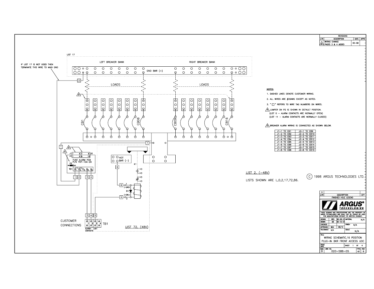 Alpha Technologies Plug-in Breaker Panel, Front Access User Manual | Page 8 / 20