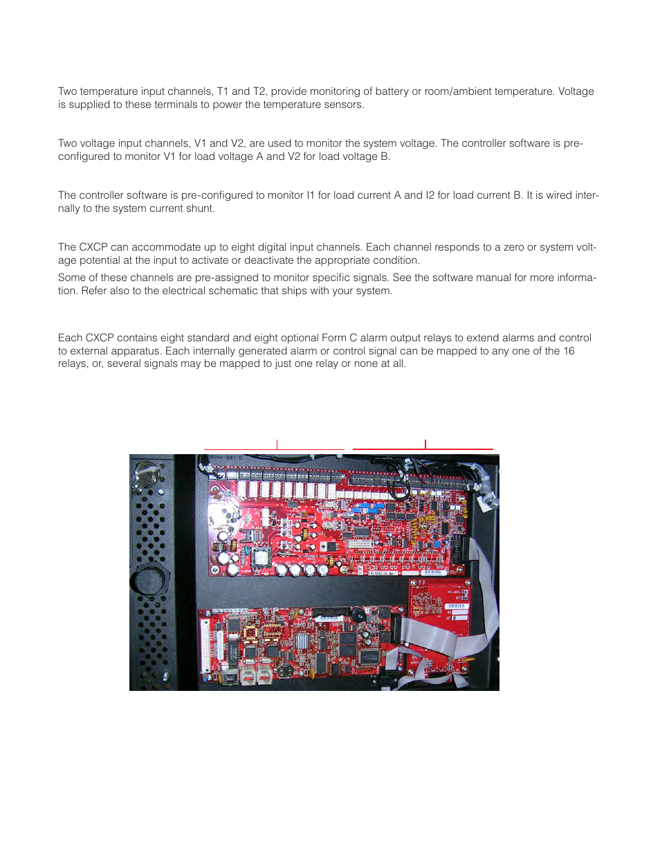 Figure 8 — controller i/o and alarm interface | Alpha Technologies CXDS-M 600_600-19 User Manual | Page 15 / 40