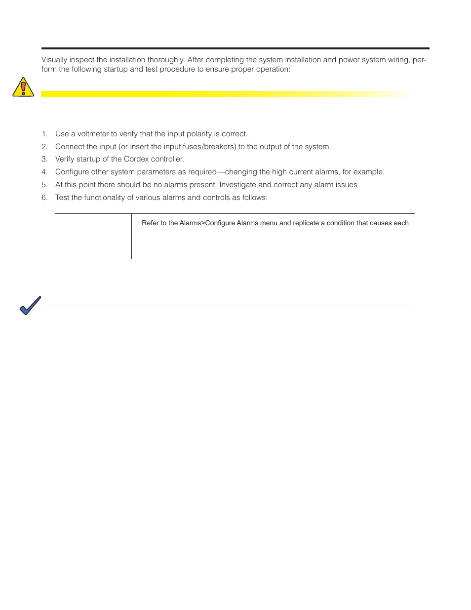 System startup | Alpha Technologies CXDS-M 600_600-19 User Manual | Page 30 / 40