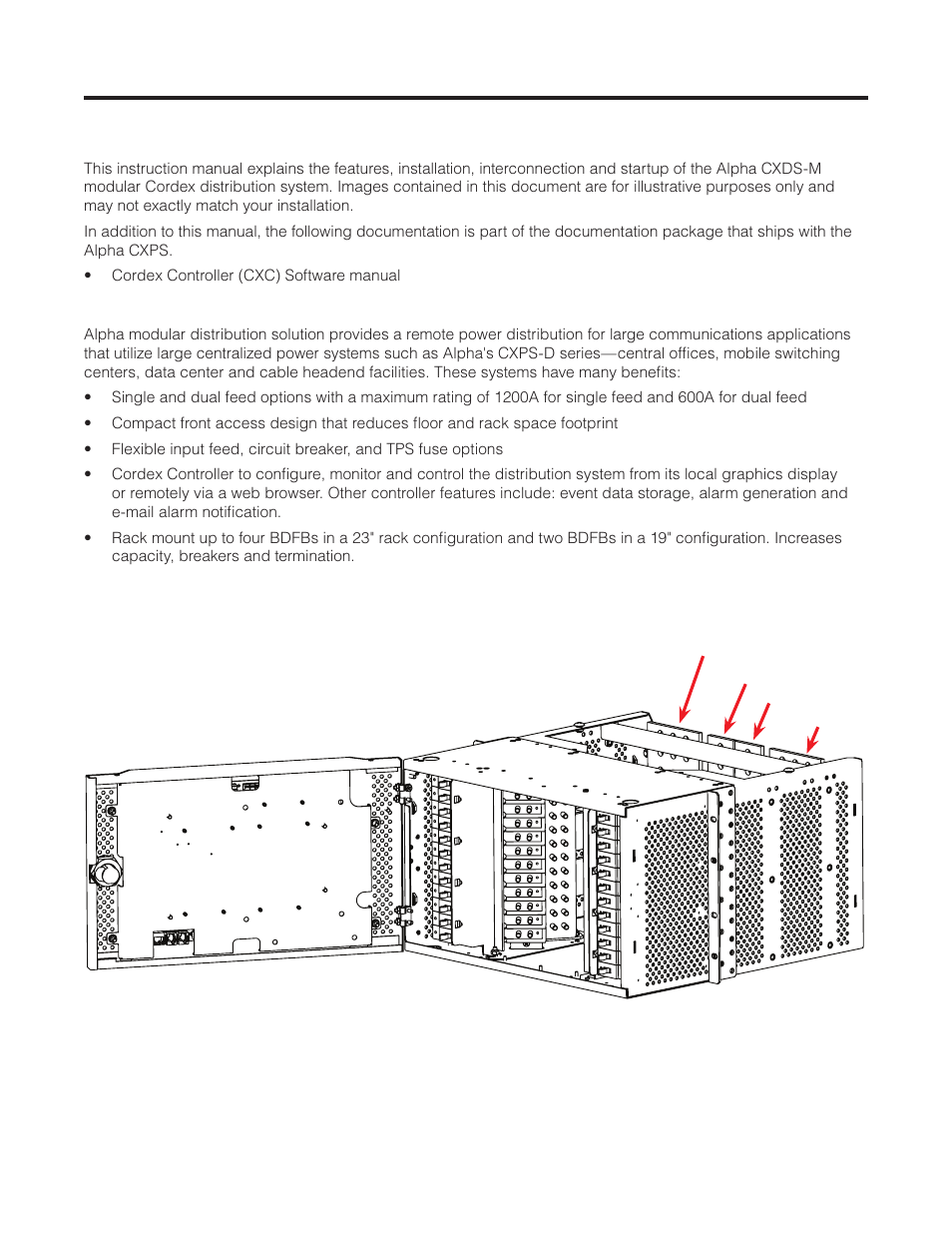 Introduction, 1 scope of the manual, Product overview | Alpha Technologies CXDS-M 600_600-19 User Manual | Page 8 / 40