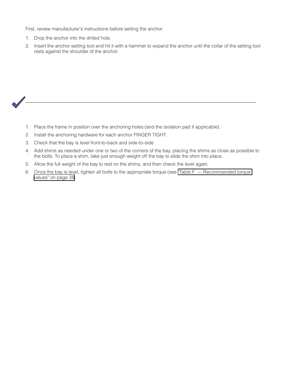 2 placing and securing the bay | Alpha Technologies Cordex CXPS-M 48_24-1200_600A User Manual | Page 34 / 68
