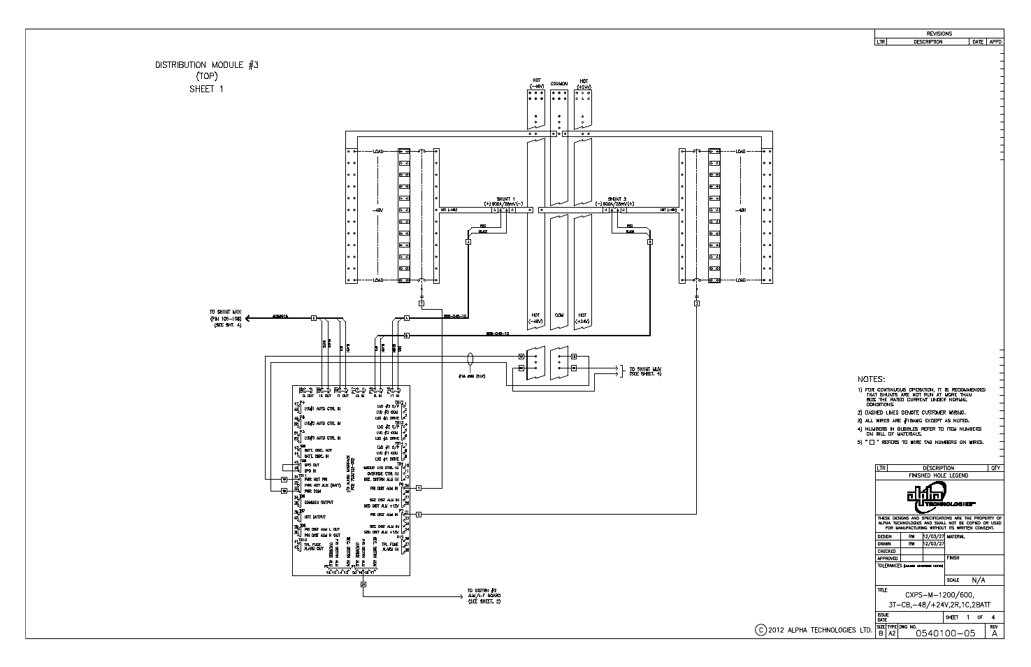Alpha Technologies Cordex CXPS-M 48_24-1200_600A User Manual | Page 61 / 68