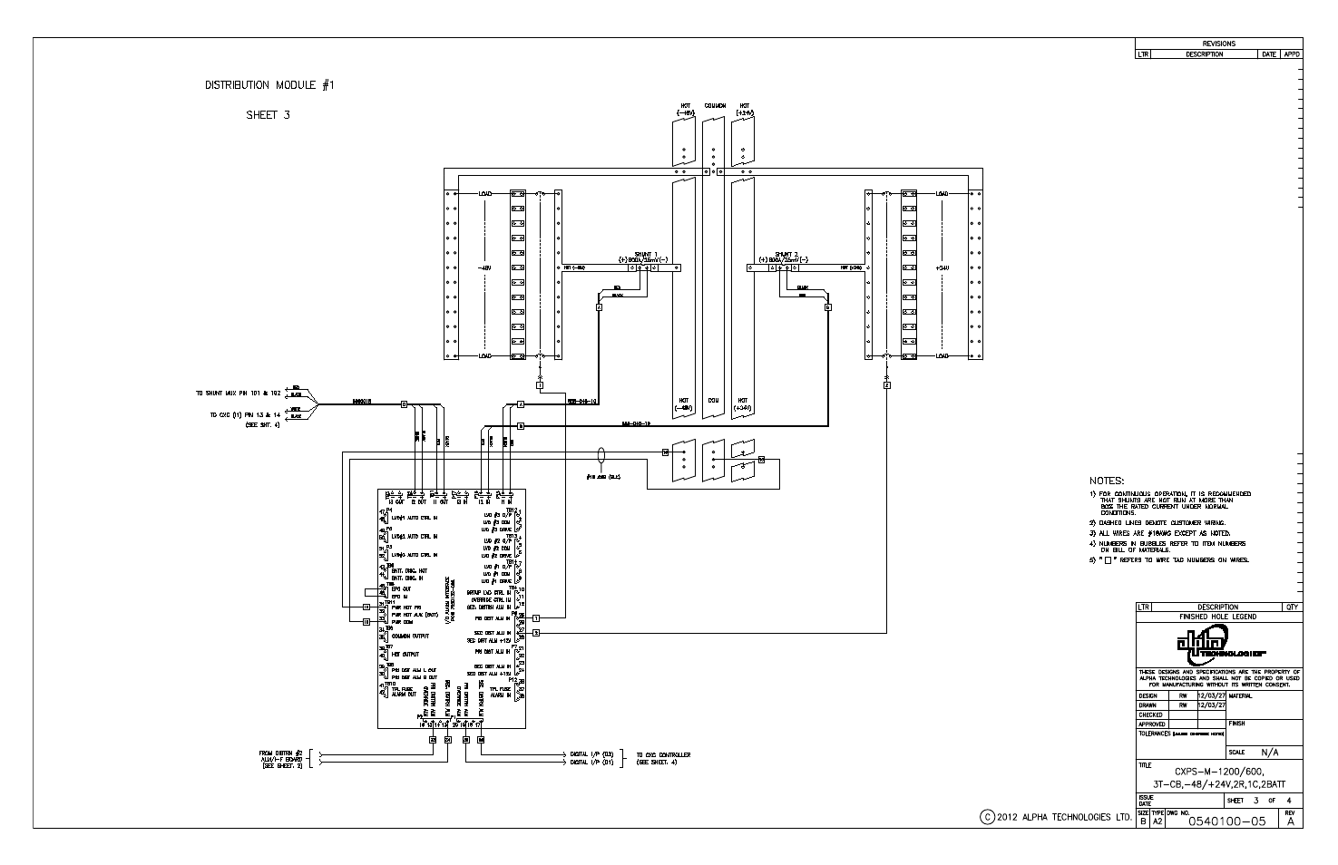 Alpha Technologies Cordex CXPS-M 48_24-1200_600A User Manual | Page 63 / 68