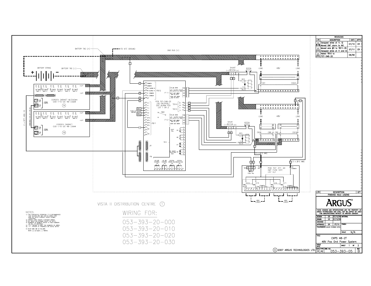 Schematic, power system | Alpha Technologies CXPS 48-2T 48V Pos Gnd User Manual | Page 46 / 52