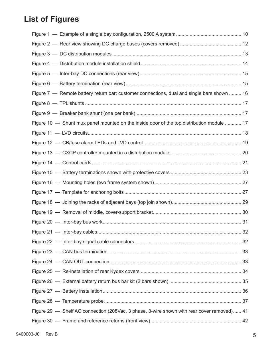 Lvwri)ljxuhv | Alpha Technologies Cordex CXPS-D 48-2500_5000A User Manual | Page 7 / 64