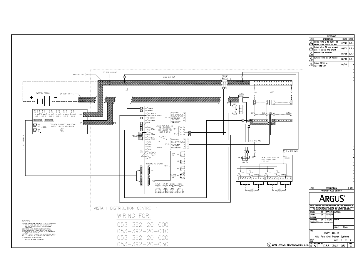 Schematic | Alpha Technologies CXPS 48-1T 48V Pos Gnd User Manual | Page 46 / 52
