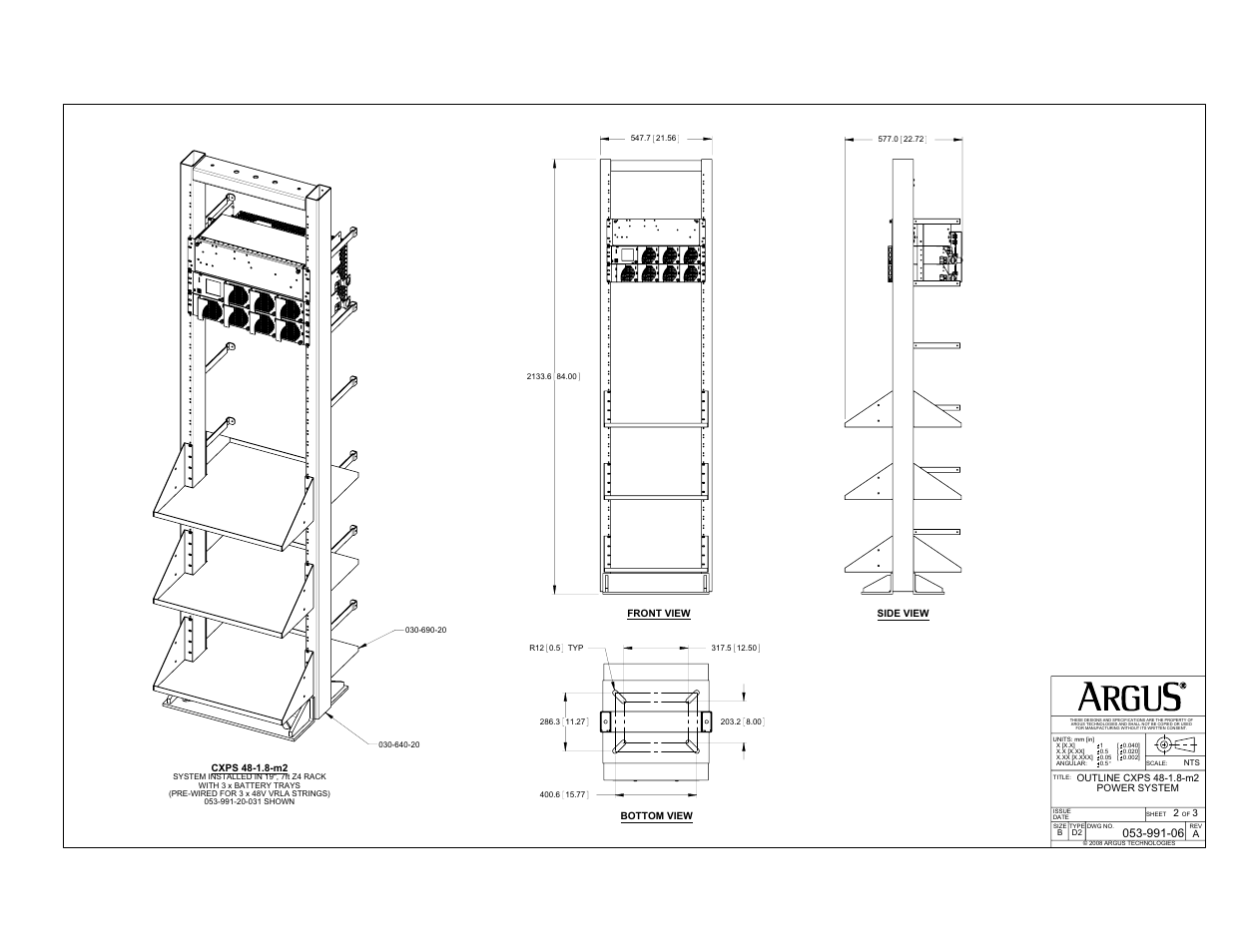 Alpha Technologies CXPS 48-1.8-M2, 48V Pos Gnd User Manual | Page 44 / 56