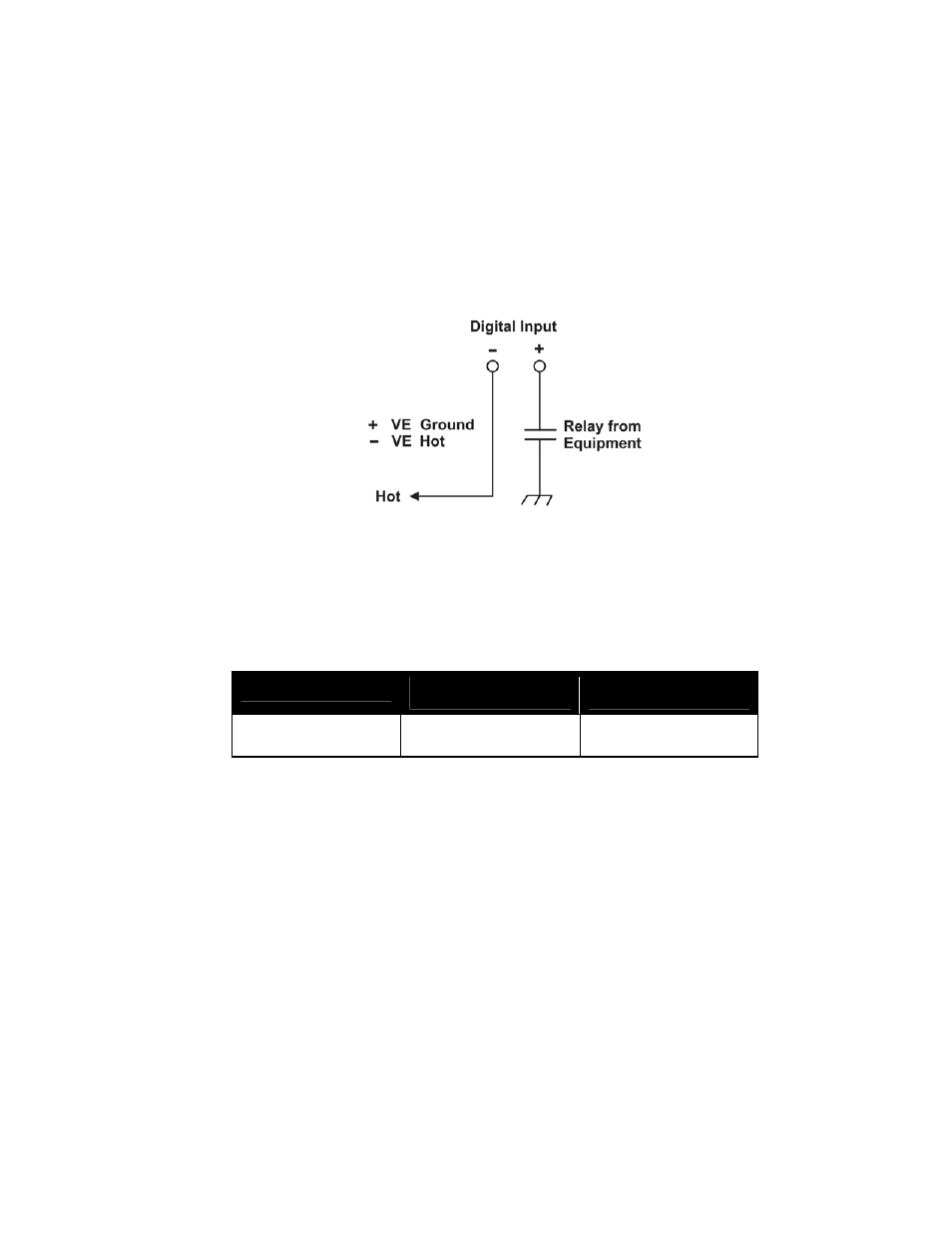 Digital inputs for cxci, Connection method, Programming the digital input | Analog inputs, Voltage, Figure 14–showing digital input connection method | Alpha Technologies CXPS 48-1.8-i, 48V Pos Gnd User Manual | Page 34 / 52