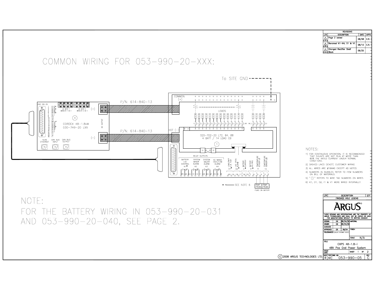 Schematic, power system | Alpha Technologies CXPS 48-1.8-i, 48V Pos Gnd User Manual | Page 46 / 52