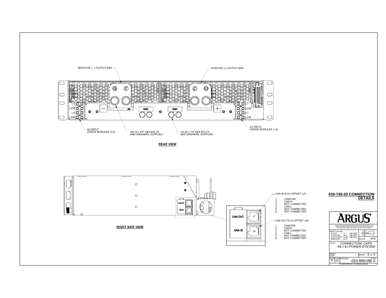 Alpha Technologies CXPS 48-1.8-i, 48V Pos Gnd User Manual | Page 50 / 52
