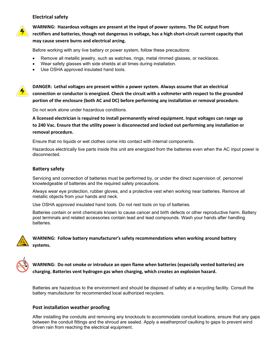 Alpha Technologies CXPS 48-1.2-225 48 Vdc User Manual | Page 6 / 52