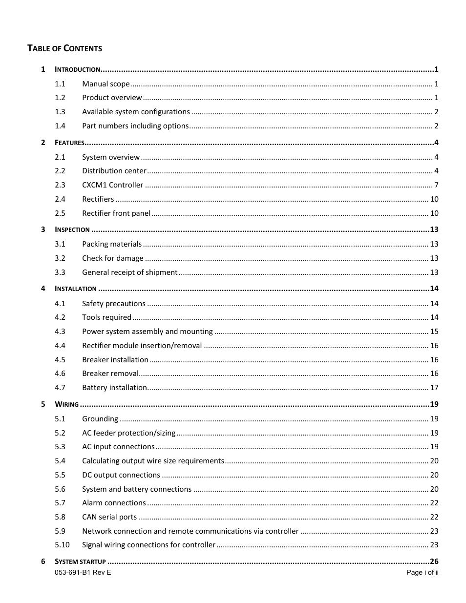 Alpha Technologies CXPS 48-1.2-225 48 Vdc User Manual | Page 7 / 52