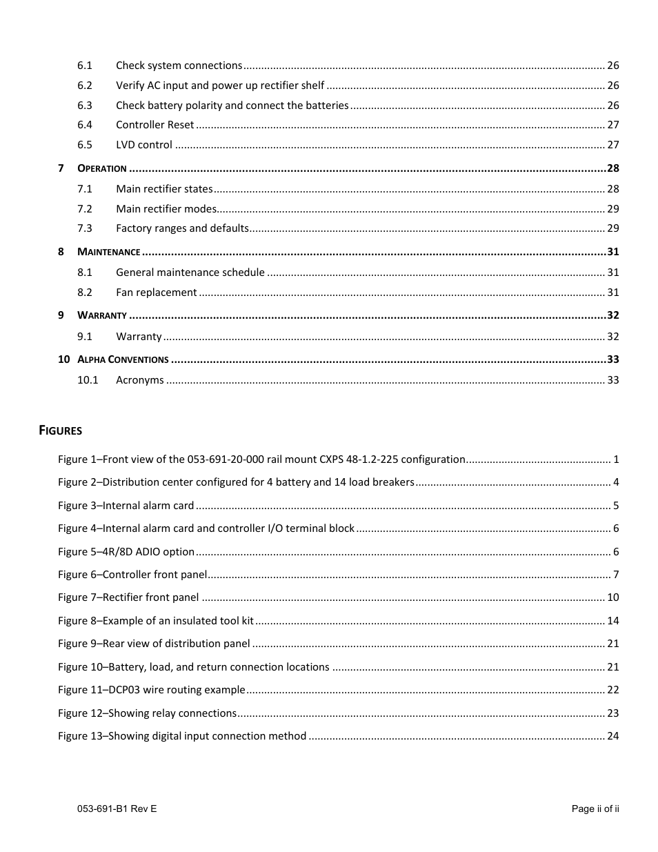 Alpha Technologies CXPS 48-1.2-225 48 Vdc User Manual | Page 8 / 52