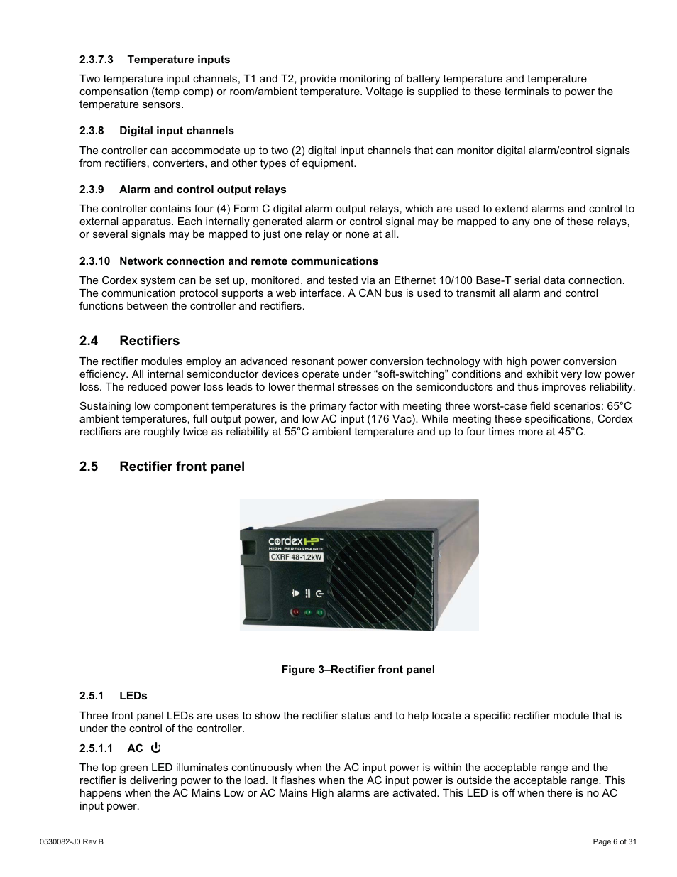 Alpha Technologies CXPS-HD 48-1.2-225 User Manual | Page 14 / 60