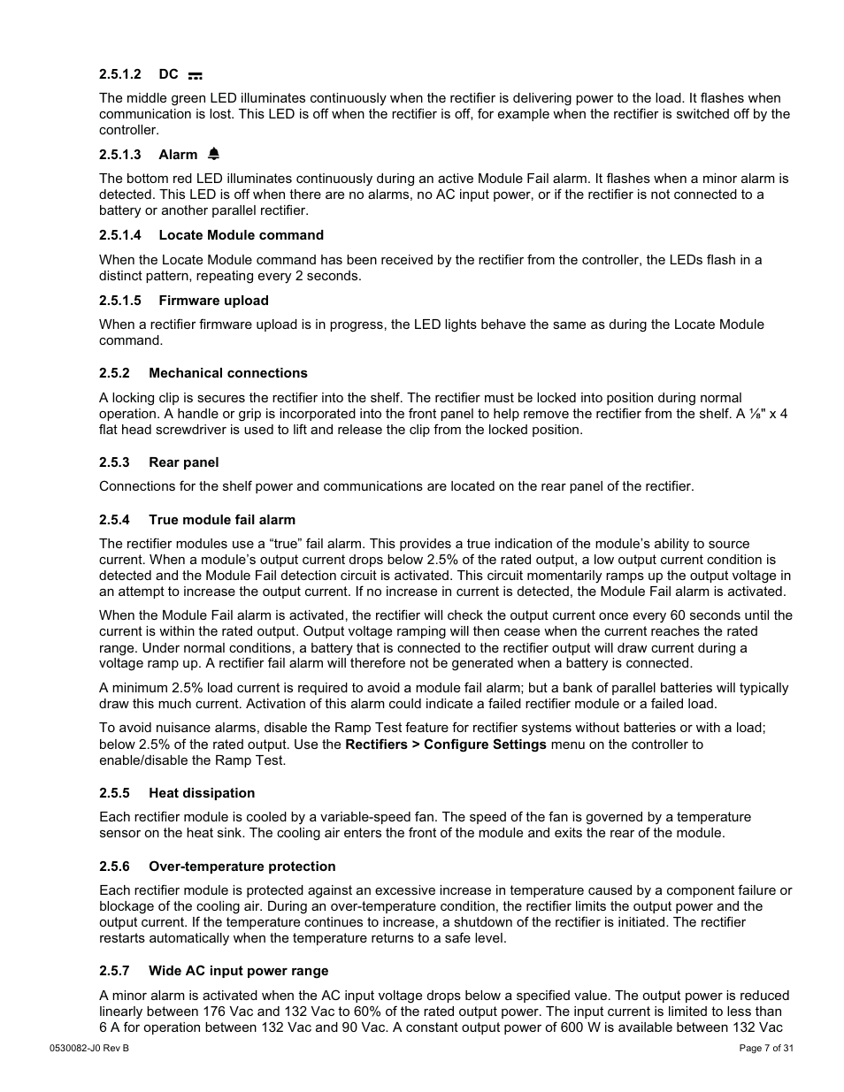 Alpha Technologies CXPS-HD 48-1.2-225 User Manual | Page 15 / 60