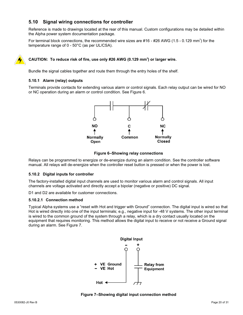 10 signal wiring connections for controller | Alpha Technologies CXPS-HD 48-1.2-225 User Manual | Page 28 / 60