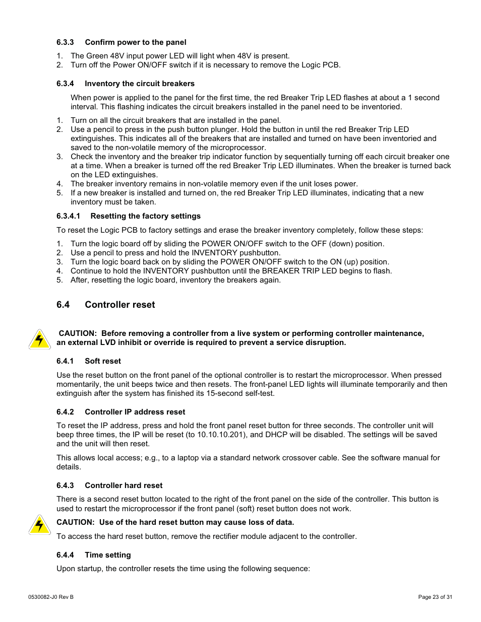 Alpha Technologies CXPS-HD 48-1.2-225 User Manual | Page 31 / 60