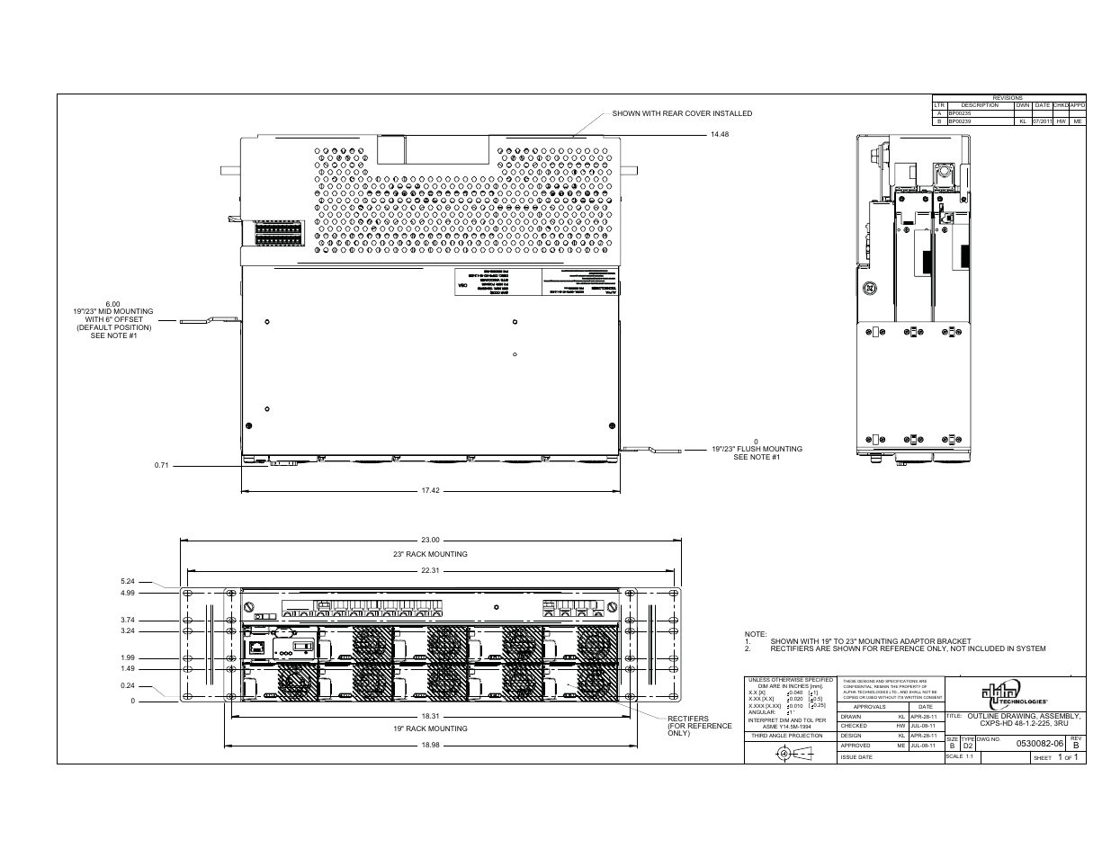 Alpha Technologies CXPS-HD 48-1.2-225 User Manual | Page 44 / 60
