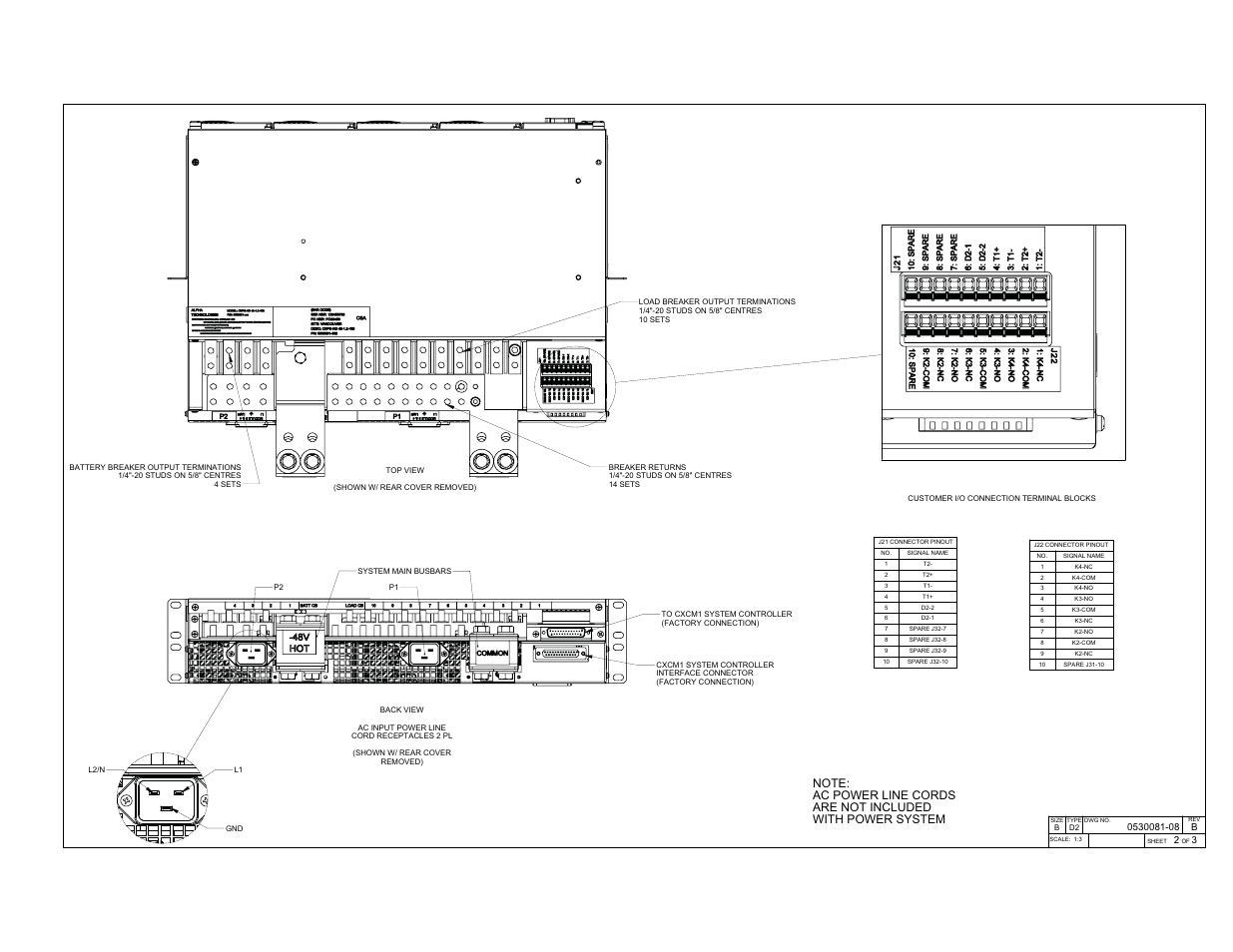 Alpha Technologies CXPS-HD 48-1.2-225 User Manual | Page 49 / 60