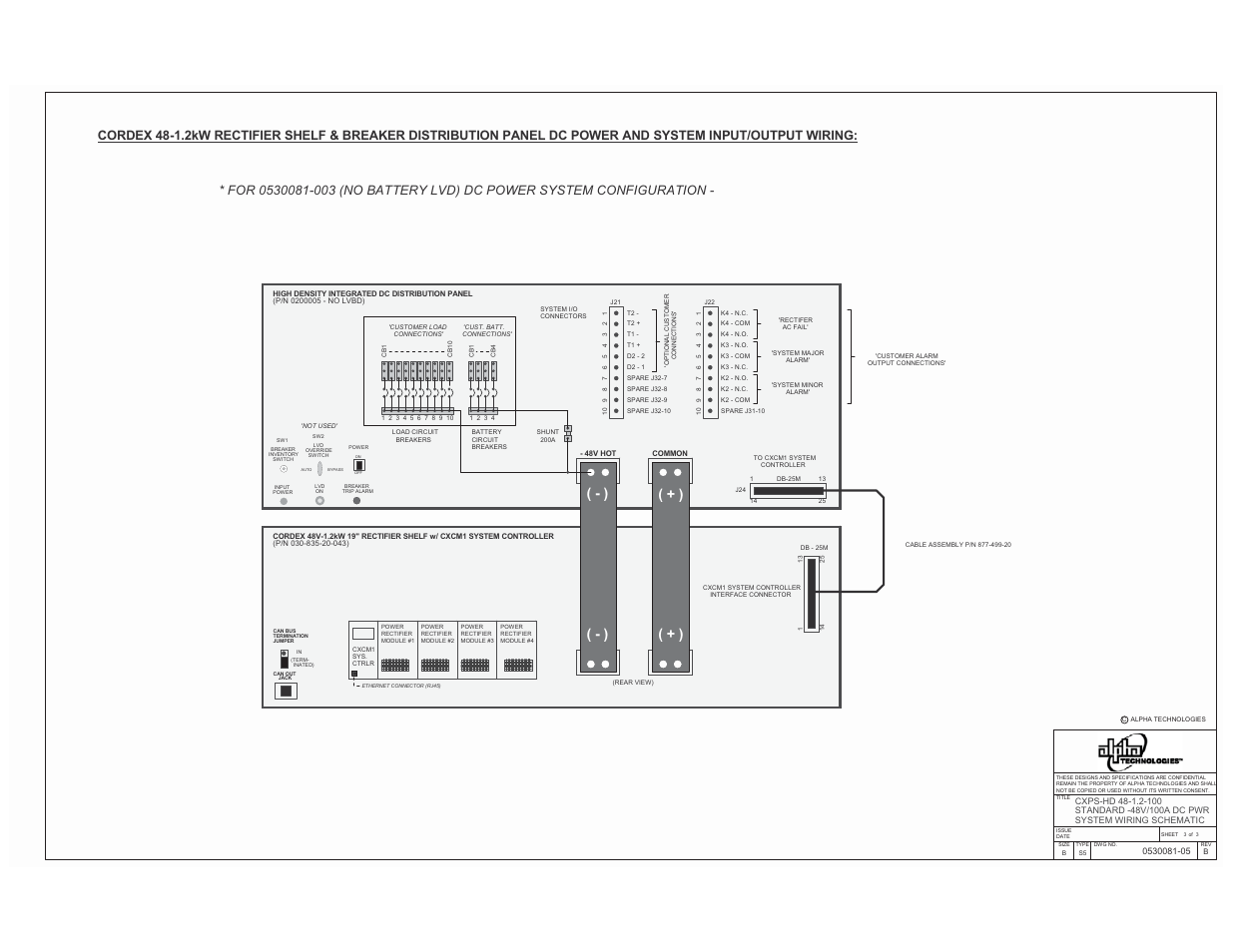 Alpha Technologies CXPS-HD 48-1.2-225 User Manual | Page 54 / 60