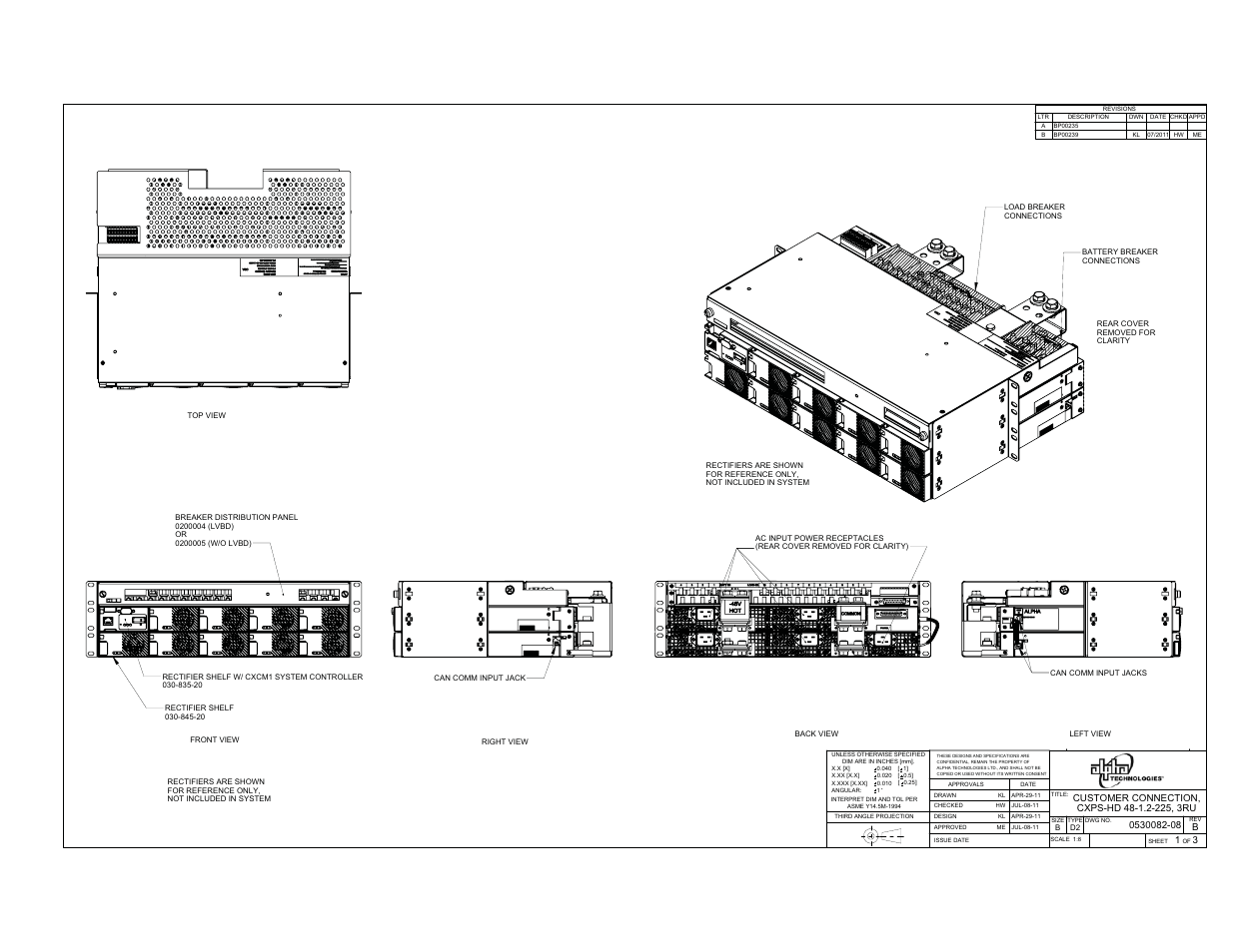 Alpha Technologies CXPS-HD 48-1.2-225 User Manual | Page 55 / 60