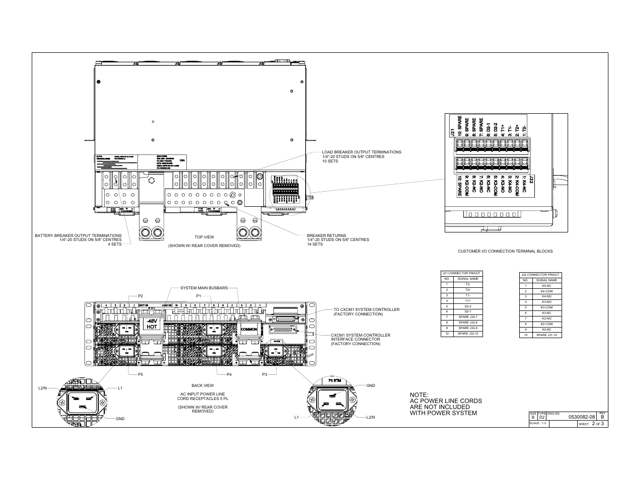 Alpha Technologies CXPS-HD 48-1.2-225 User Manual | Page 56 / 60