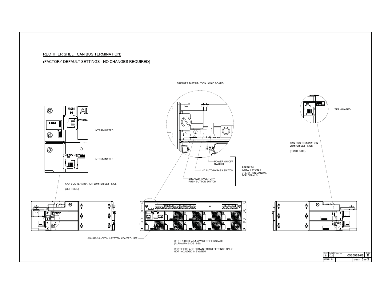 Alpha Technologies CXPS-HD 48-1.2-225 User Manual | Page 57 / 60