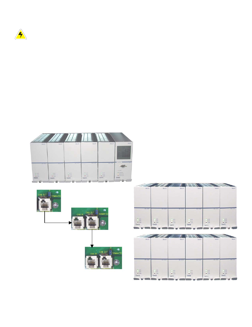 Dc output connections, Can serial ports, 7 dc output connections | 8 can serial ports | Alpha Technologies Cordex 48-1kW 19 6000W User Manual | Page 27 / 50