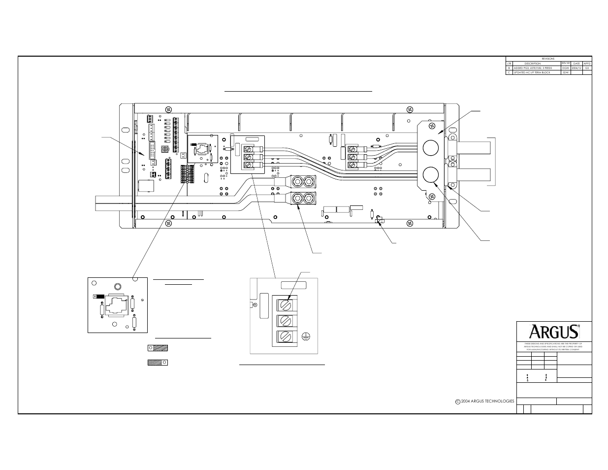 Customer connections, List 0,6 : 5 module with cxc controller, Ac inputs | Dc output, L2/n | Alpha Technologies Cordex 48-1kW 19 6000W User Manual | Page 44 / 50