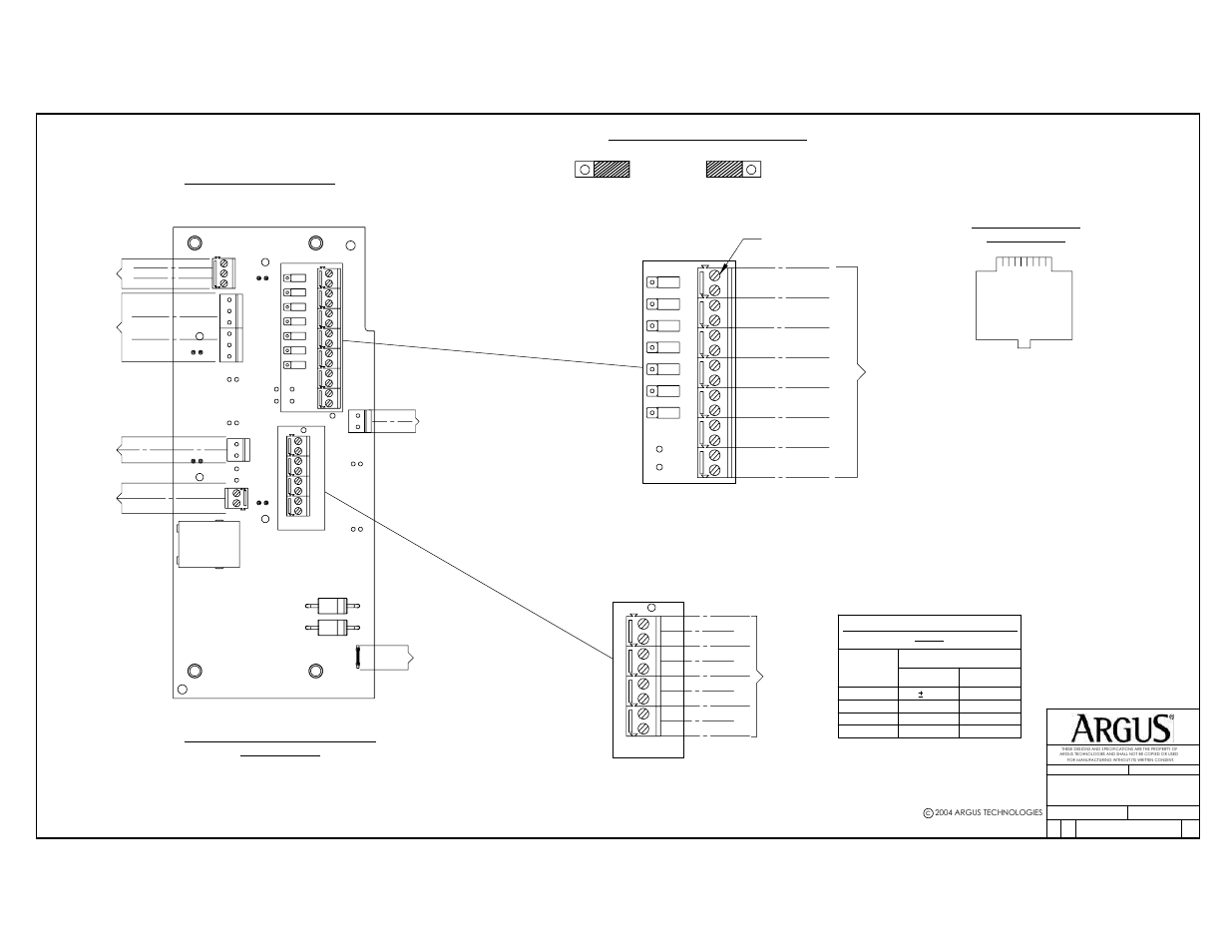List 0 : 5 mdl e/w cxc, Top view - cxc backplane, Jumper settings for jp2-8 | Pinout (j3) ethernet rj45 | Alpha Technologies Cordex 48-1kW 19 6000W User Manual | Page 47 / 50