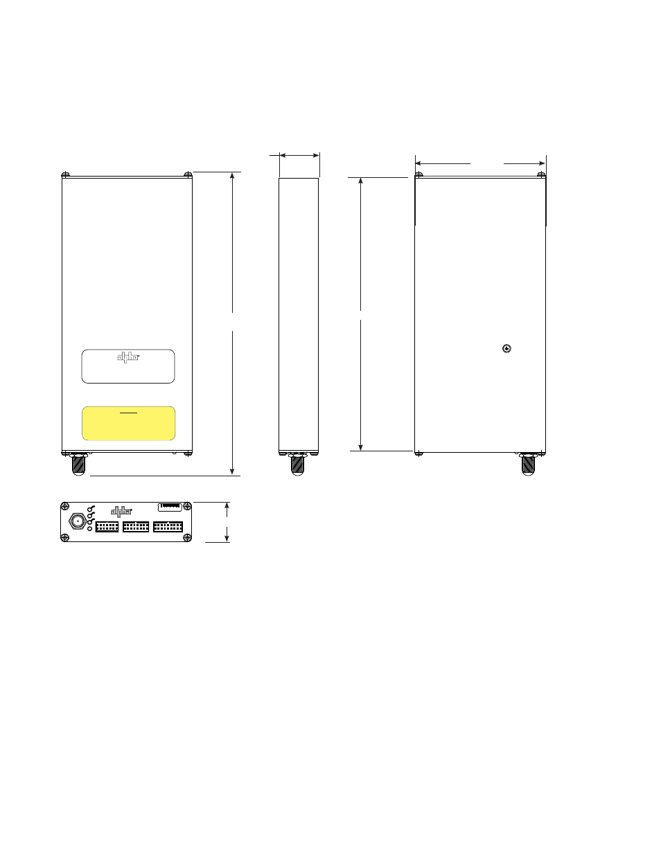 0 dimensions and specifi cations, 1 dimensions of xp-edh-a2, Fig. 7-1, outline dimensions, xp-edh-a2 | Alpha Technologies AlphaNet Series External DOCSIS User Manual | Page 36 / 40