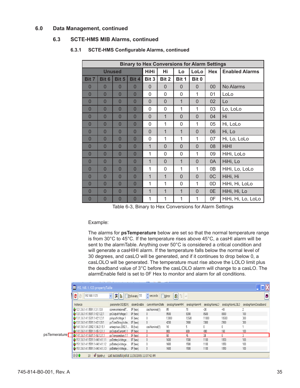 Alpha Technologies AlphaNet DSM Series DOCSIS User Manual | Page 35 / 63