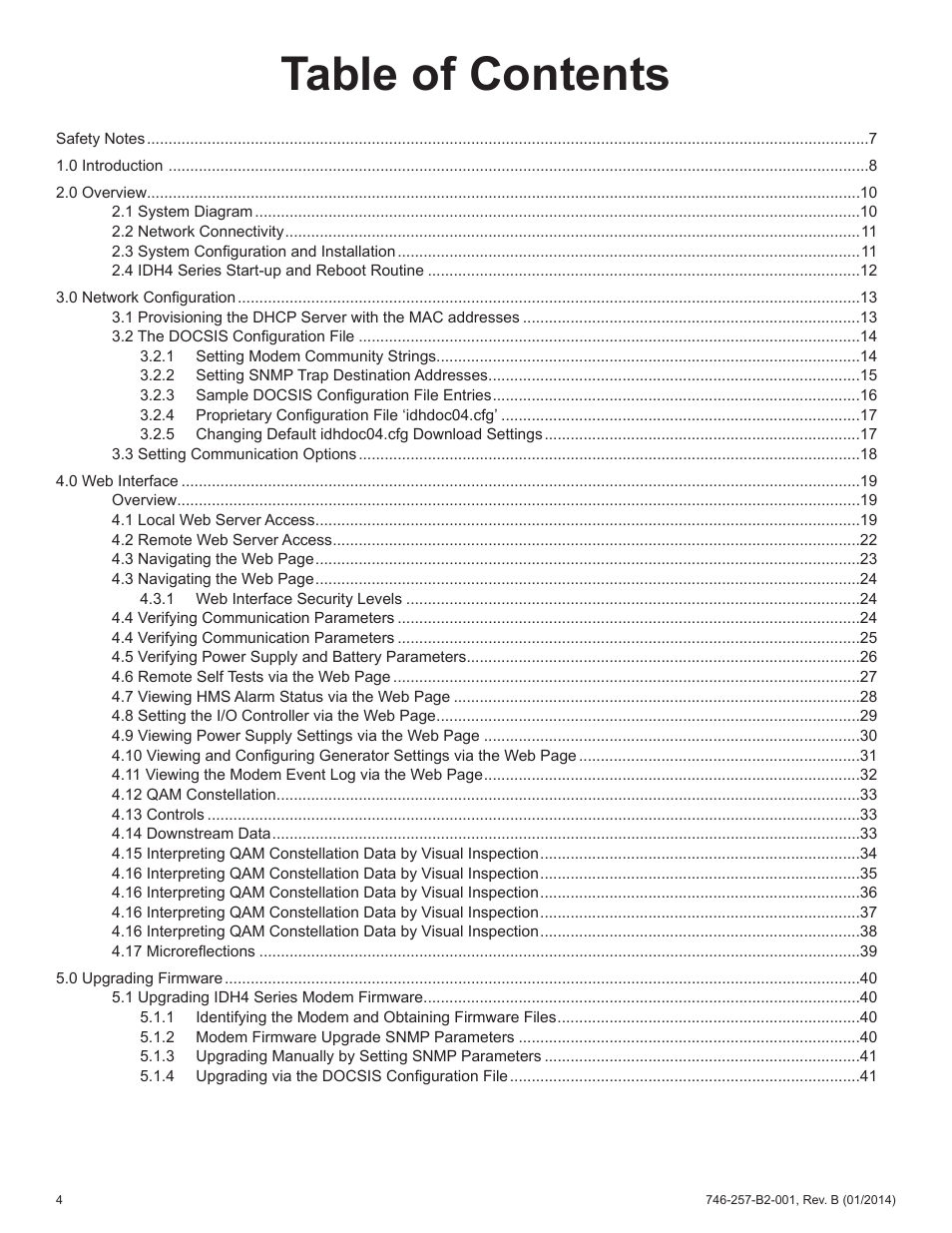 Alpha Technologies AlphaNet IDH4 for XM2 and XM2-300HP Series - Technical Manual User Manual | Page 4 / 87