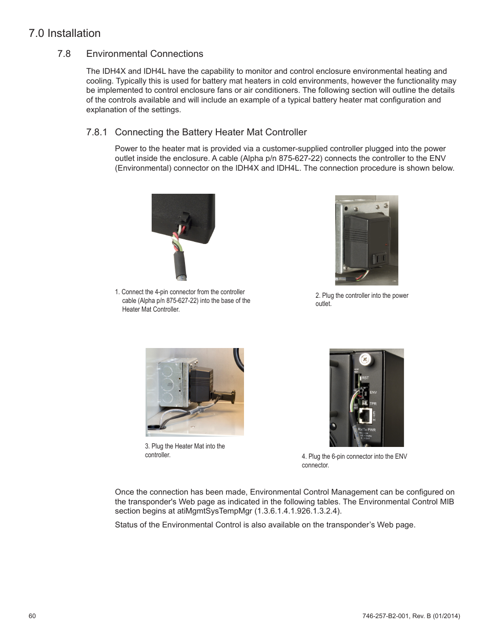 0 installation | Alpha Technologies AlphaNet IDH4 for XM2 and XM2-300HP Series - Technical Manual User Manual | Page 60 / 87