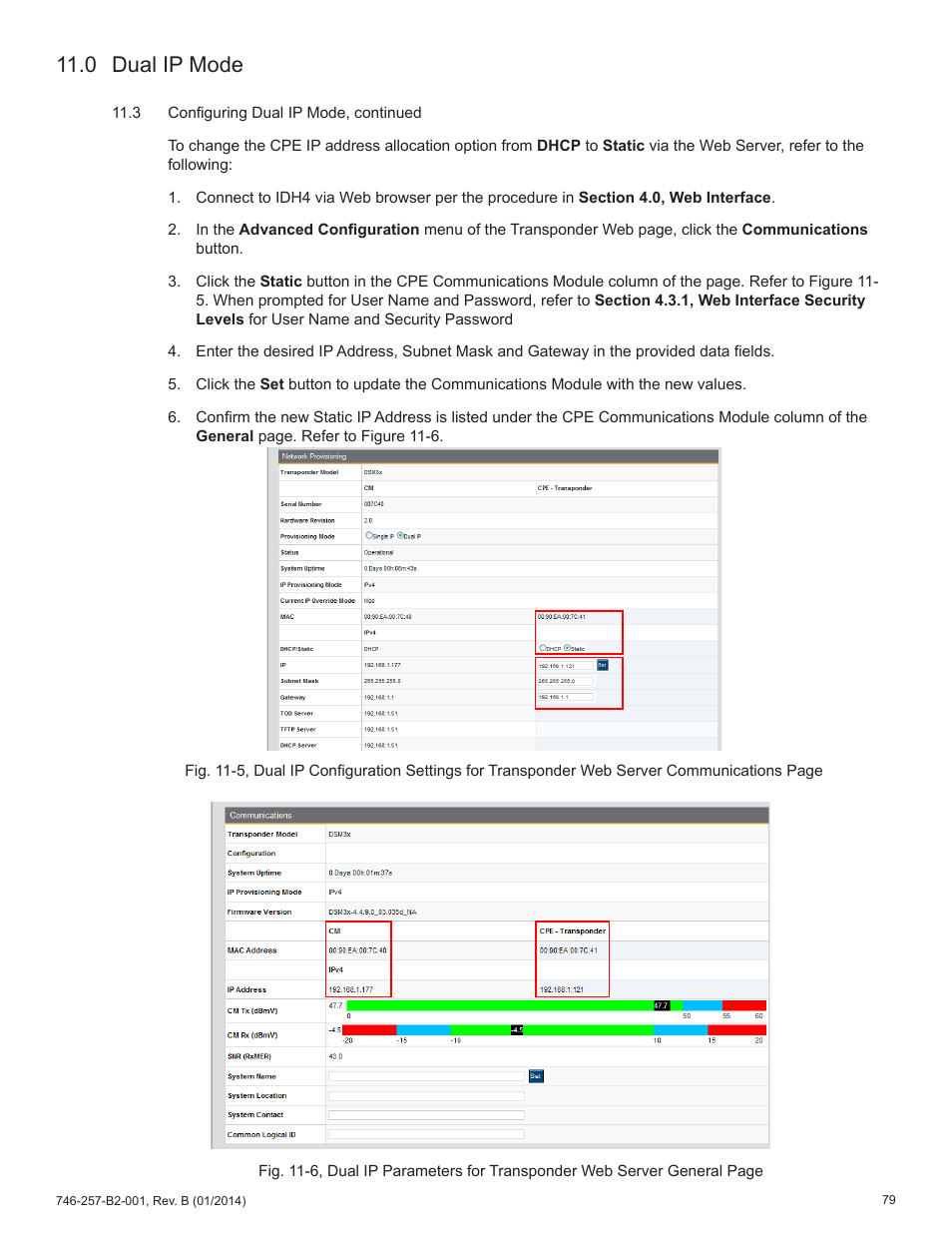 0 dual ip mode | Alpha Technologies AlphaNet IDH4 for XM2 and XM2-300HP Series - Technical Manual User Manual | Page 79 / 87