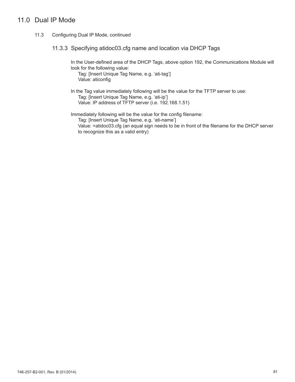 0 dual ip mode | Alpha Technologies AlphaNet IDH4 for XM2 and XM2-300HP Series - Technical Manual User Manual | Page 81 / 87