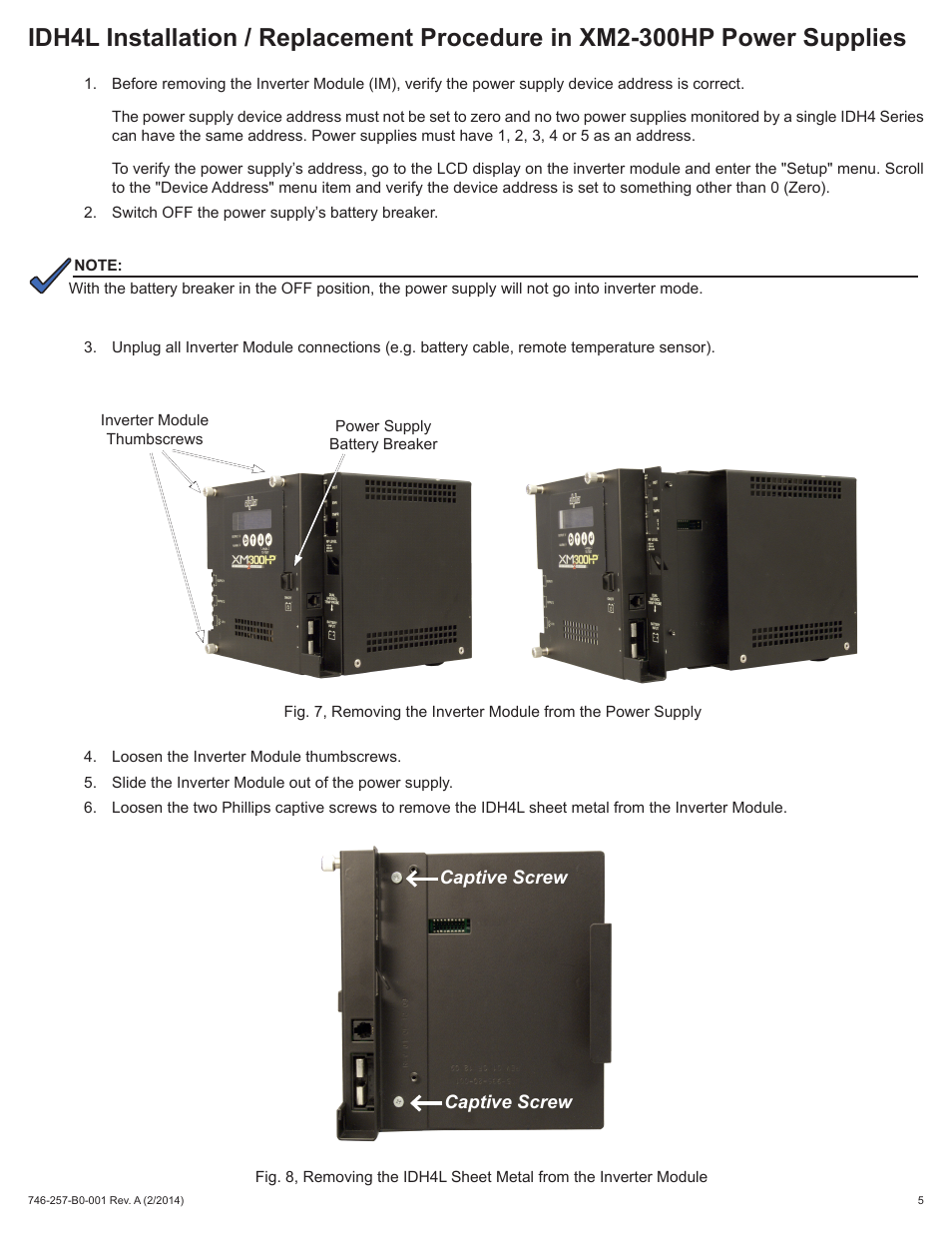 Alpha Technologies AlphaNet IDH4 for XM2, XM2-HP, and XM2-300HP Series - Quick Start Guide User Manual | Page 5 / 8