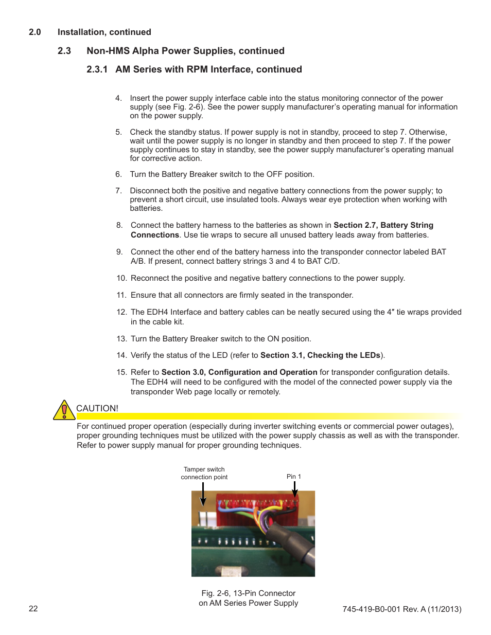 Alpha Technologies XP-EDH4 - Technical Manual User Manual | Page 22 / 81