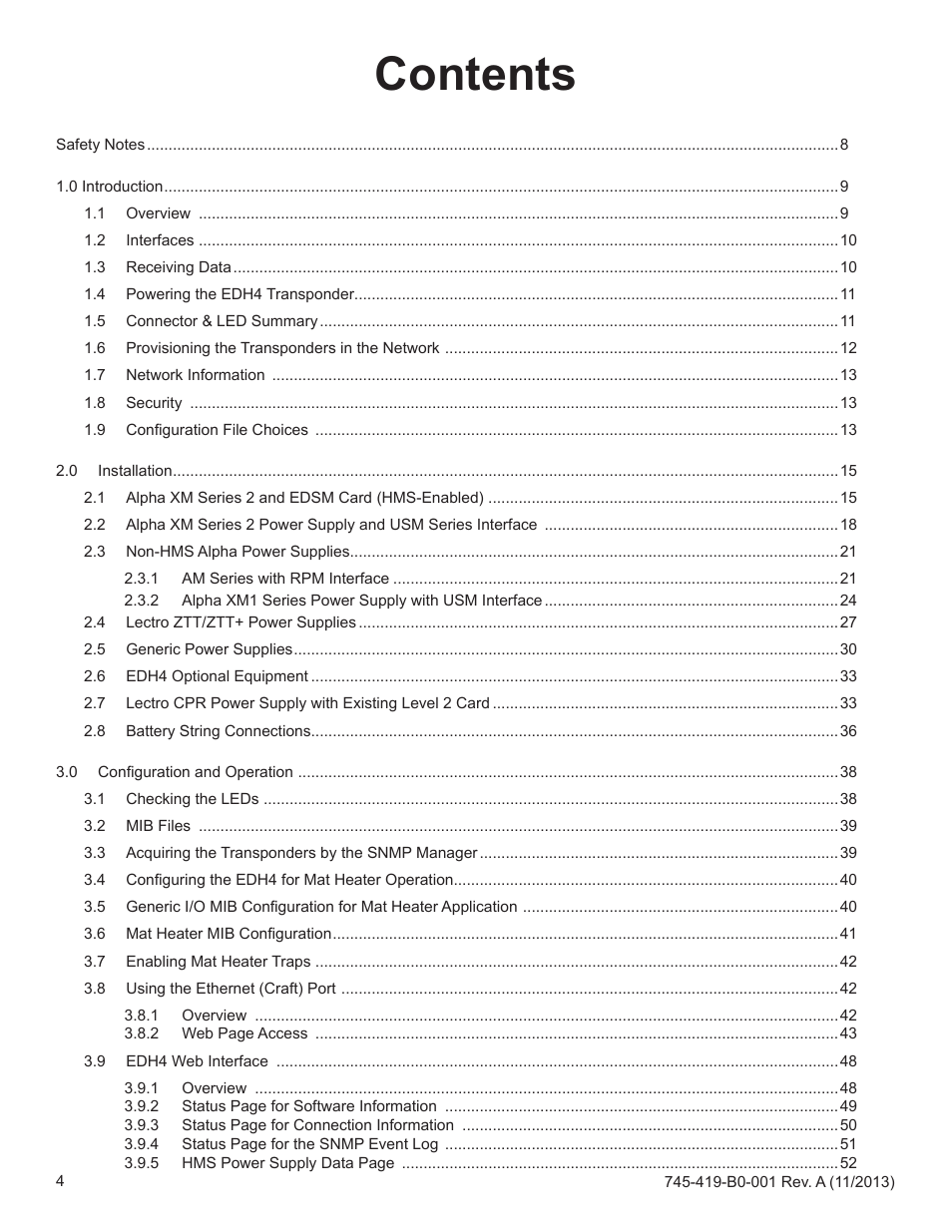Alpha Technologies XP-EDH4 - Technical Manual User Manual | Page 4 / 81