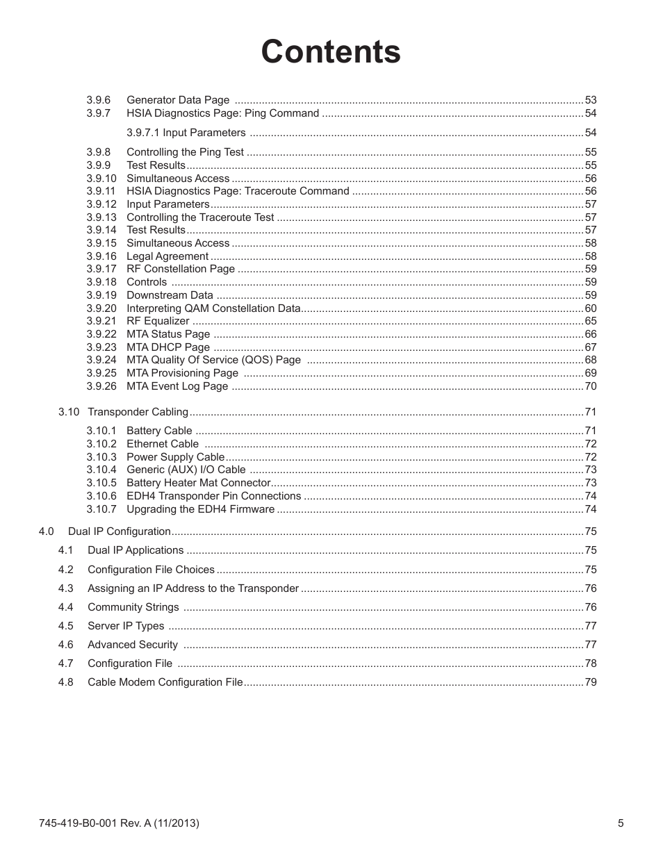 Alpha Technologies XP-EDH4 - Technical Manual User Manual | Page 5 / 81