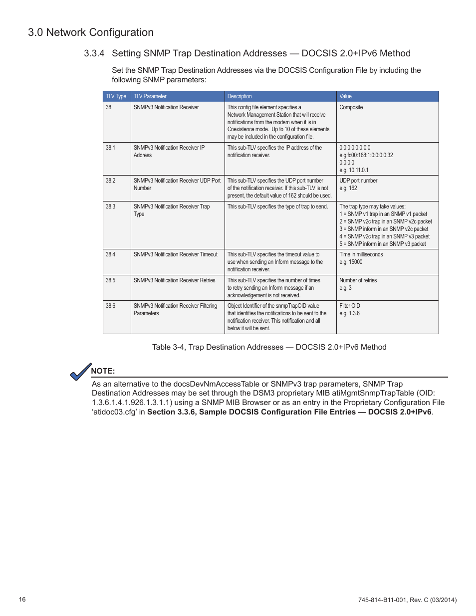 0 network configuration | Alpha Technologies DSM3 for XM3 - Technical Manual User Manual | Page 16 / 106