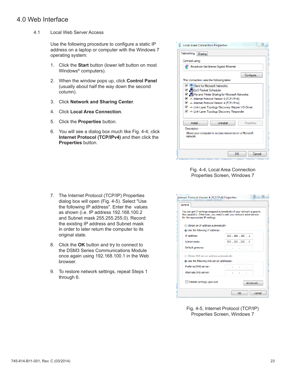 0 web interface | Alpha Technologies DSM3 for XM3 - Technical Manual User Manual | Page 23 / 106