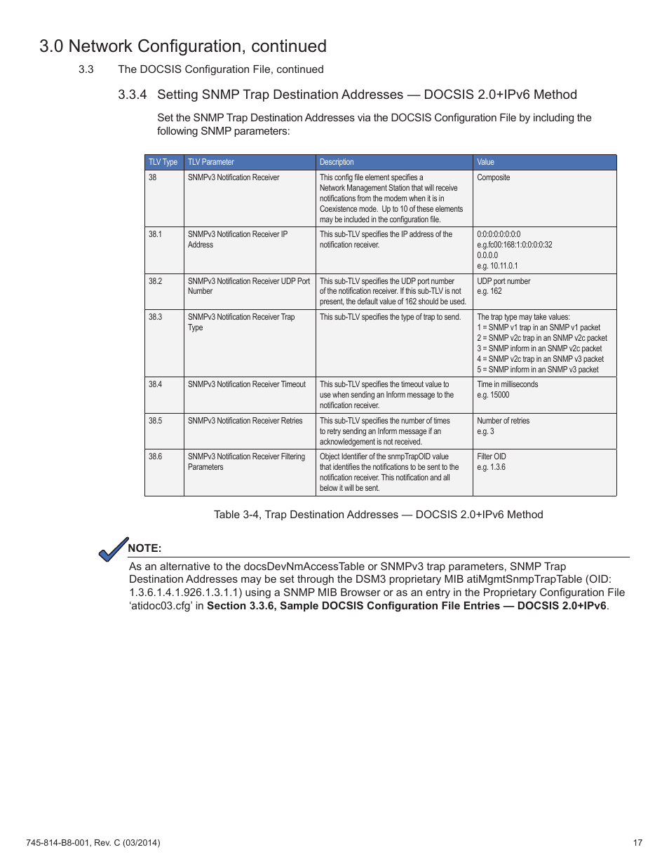 0 network configuration, continued | Alpha Technologies DSM3 for XM2 - Technical Manual User Manual | Page 17 / 95