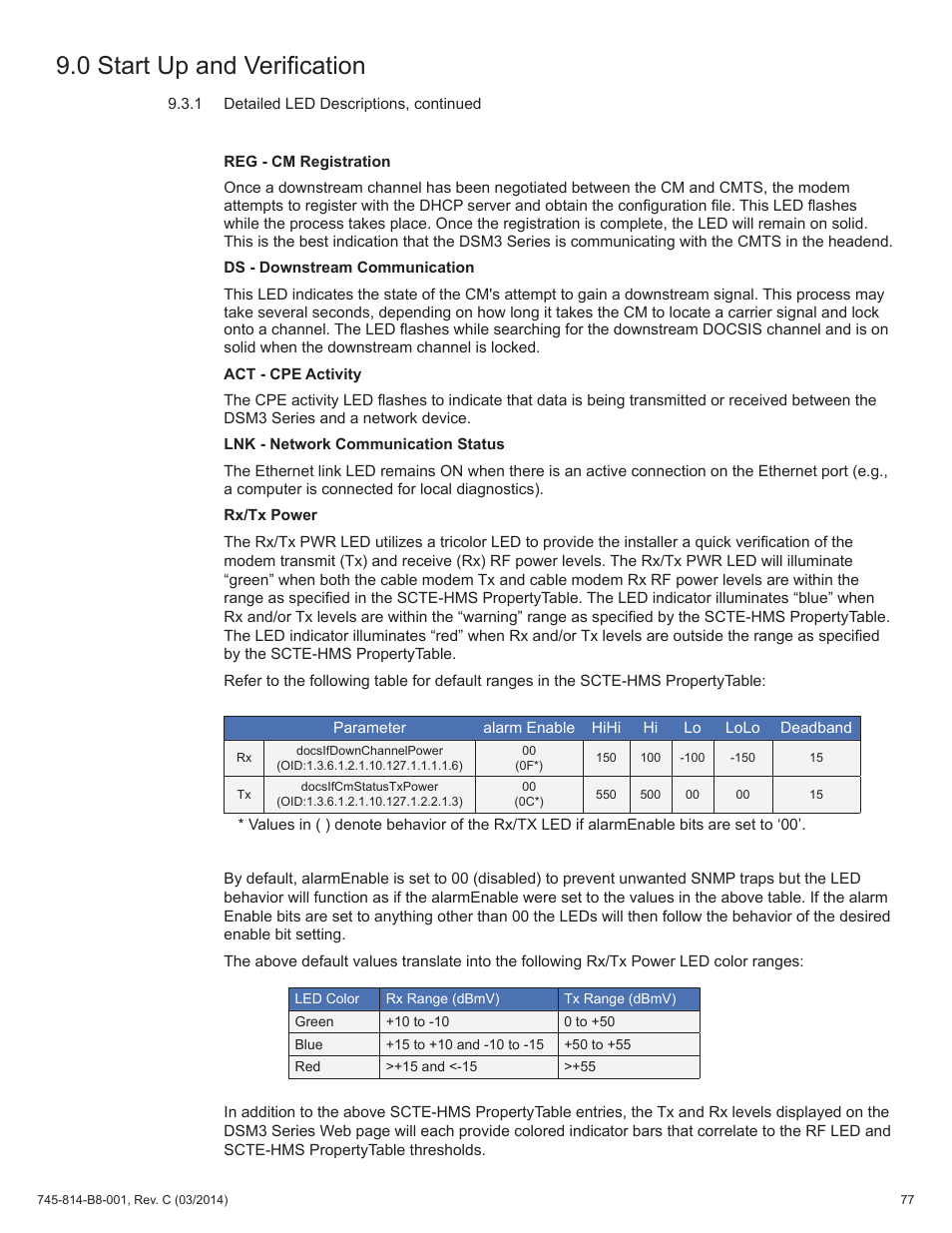 0 start up and verification | Alpha Technologies DSM3 for XM2 - Technical Manual User Manual | Page 77 / 95