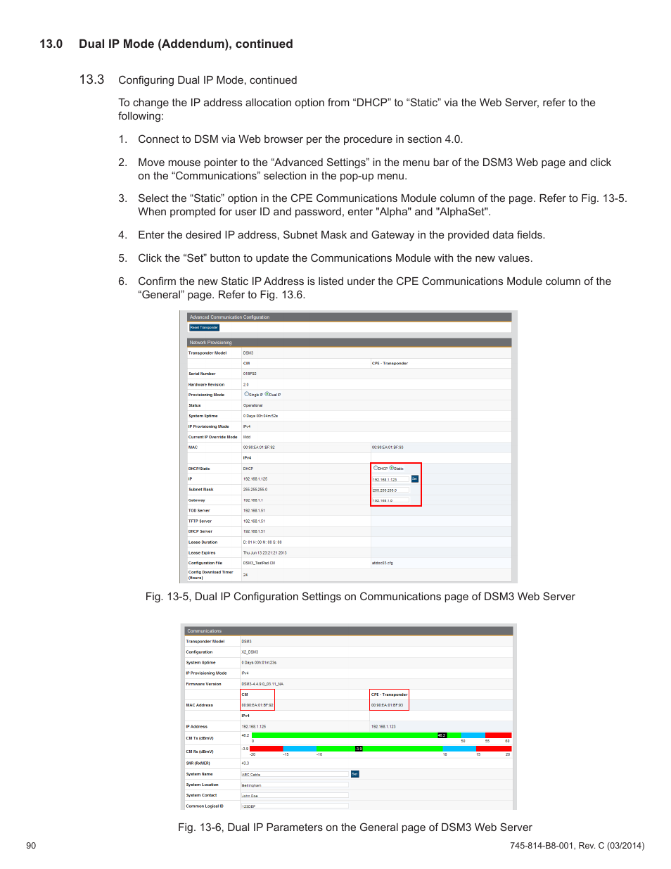 Alpha Technologies DSM3 for XM2 - Technical Manual User Manual | Page 90 / 95