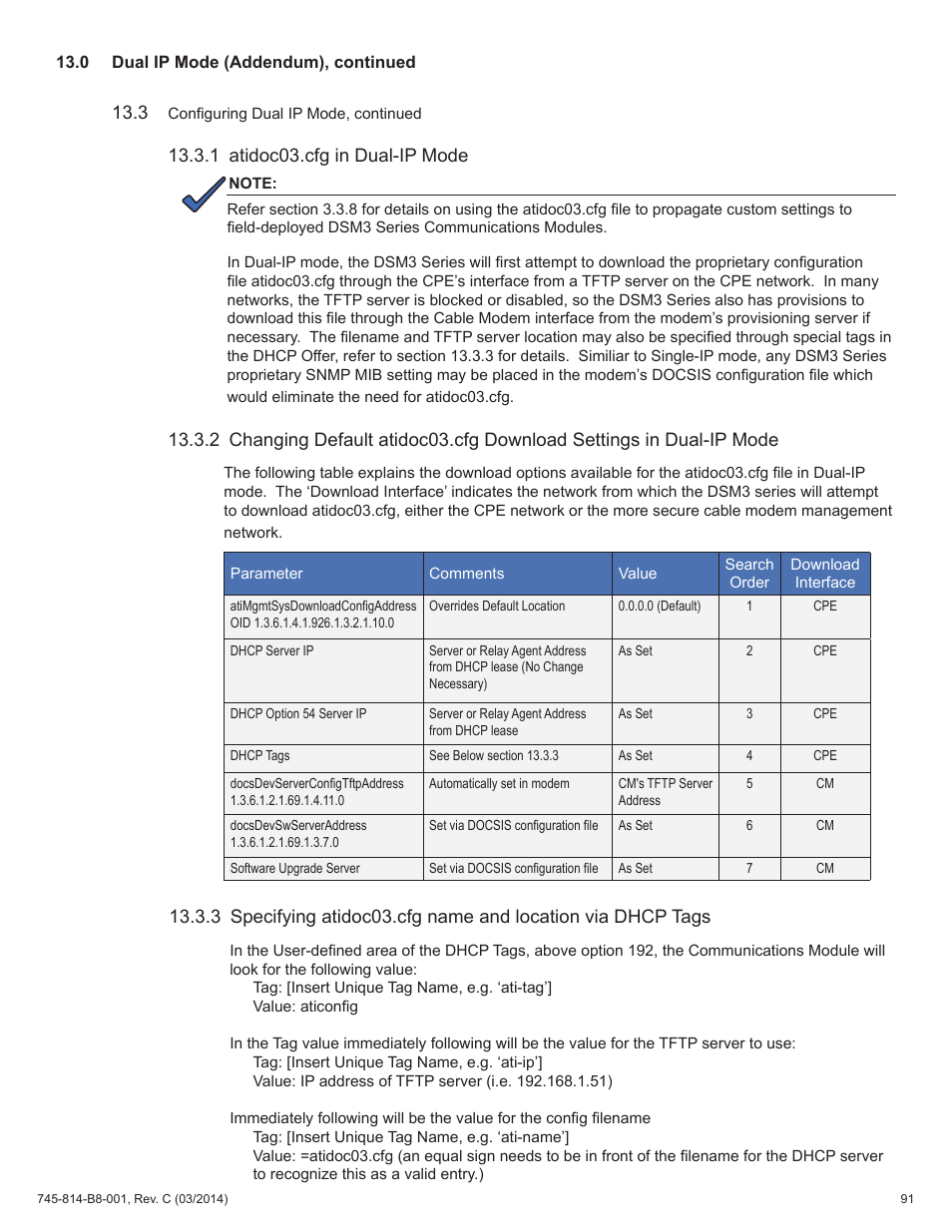 1 atidoc03.cfg in dual-ip mode | Alpha Technologies DSM3 for XM2 - Technical Manual User Manual | Page 91 / 95