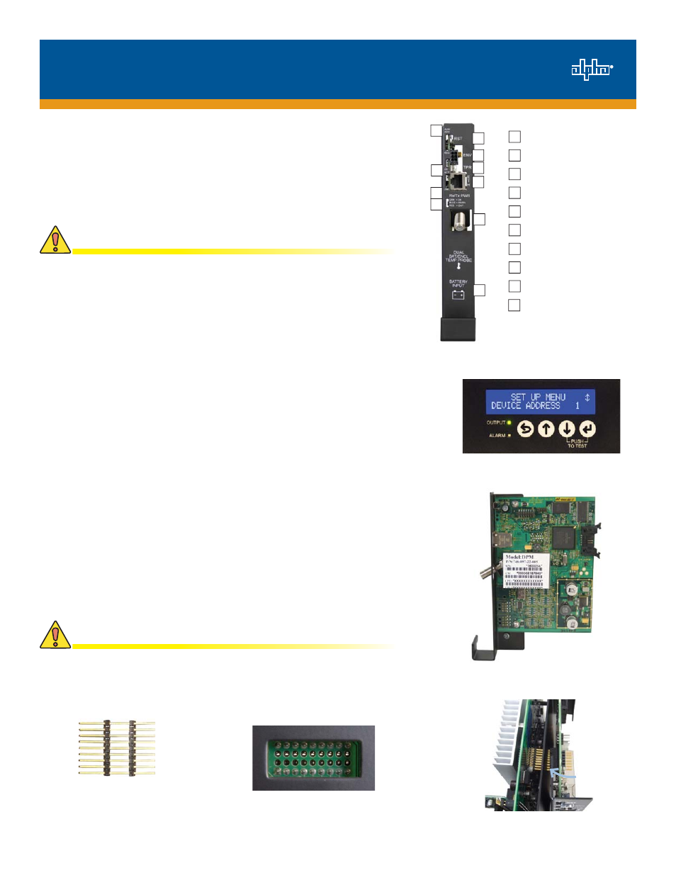 Alpha Technologies DPM User Manual | 2 pages