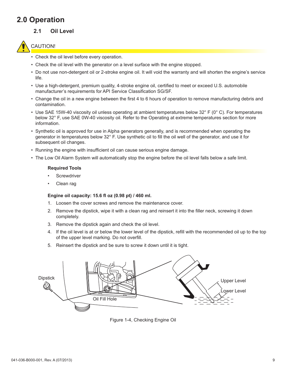 0 operation | Alpha Technologies AlphaGen ACX2000i 120V - Operator's Manual User Manual | Page 9 / 38