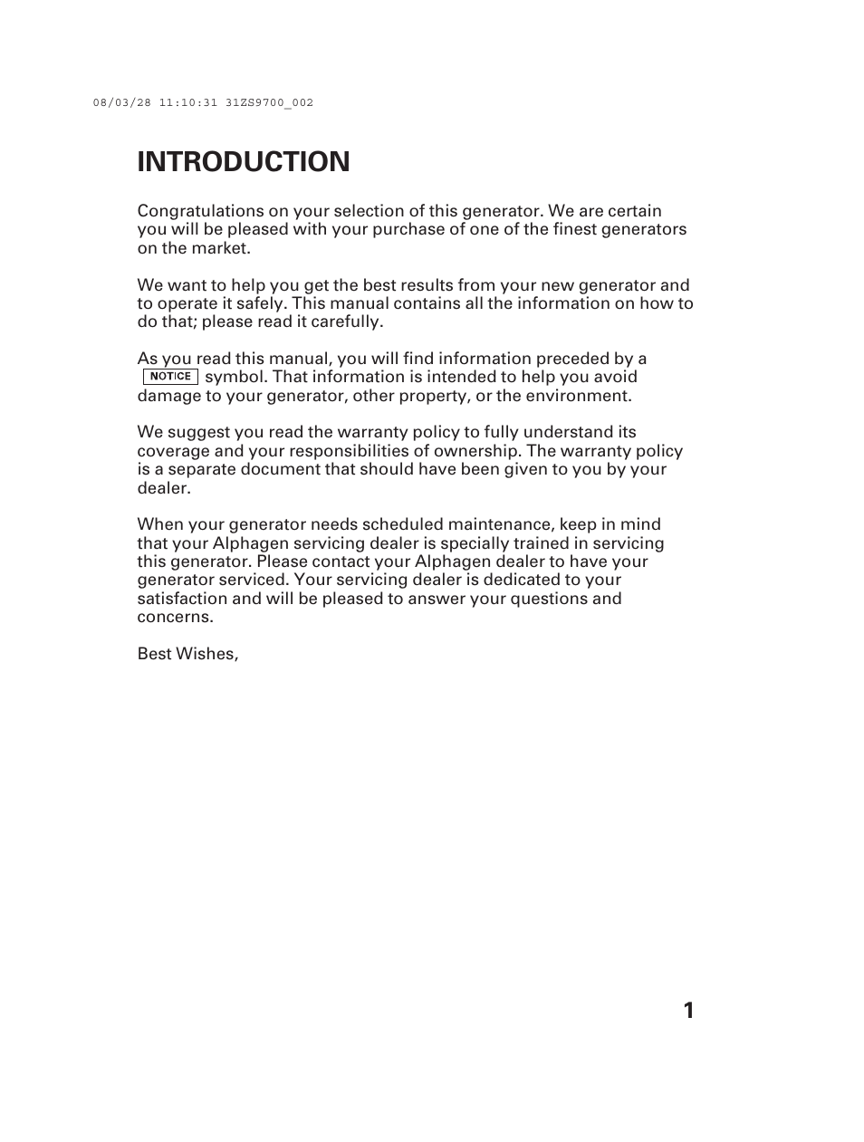 Introduction | Alpha Technologies AlphaGen DCX3000 Honda User Manual | Page 3 / 76