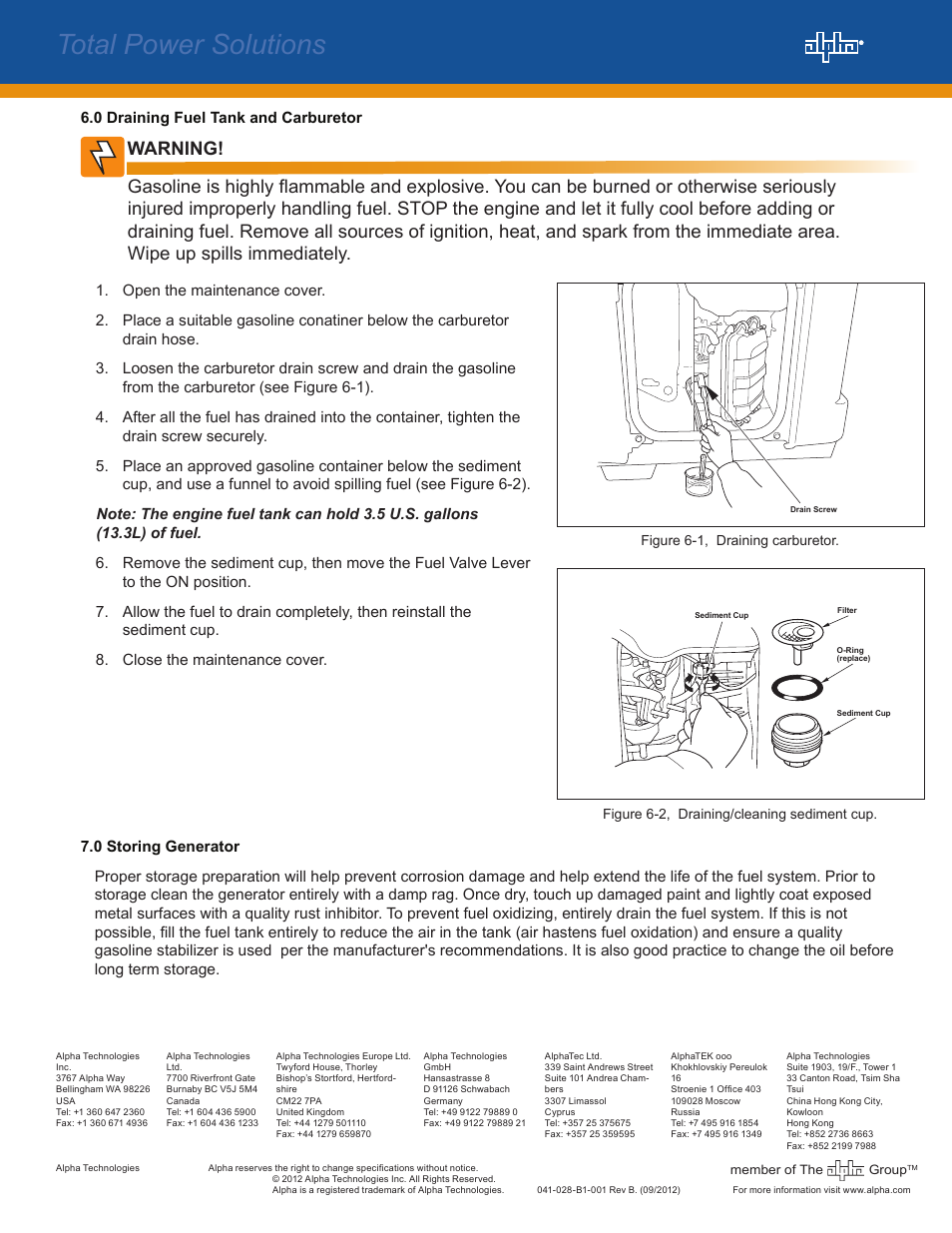 Total power solutions | Alpha Technologies AlphaGen DCX3000 - Quick Start Guide User Manual | Page 4 / 4